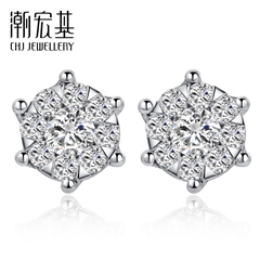 星克拉系列-星夢奇緣-鉆石耳釘/耳墜