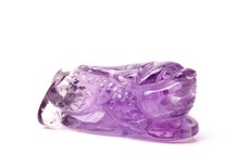 開光紫水晶貔貅吊墜★時尚女款水晶皮休飾品★招貴人增情感