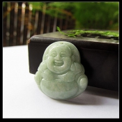 正品天然緬甸A貨翡翠玉佛吊墜