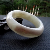 純天然和田玉細潤瑩白玉手鐲