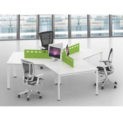 办公家具绿色屏风3人位置组合特价定做厂家直销桌