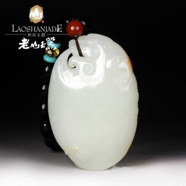 和田玉籽料手把件貔貅手玩件油潤