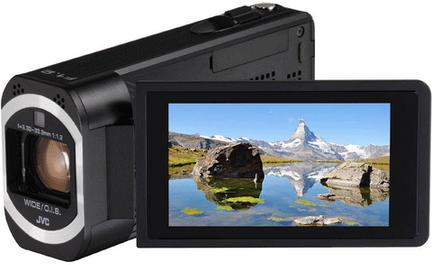 JVC(VG213套装(电池+充电器)+摄像包)旗舰级无线监控高清闪存摄像机GZ-VX855