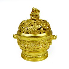 開光銅質(zhì)祥龍如意香爐擺件★佛堂家居香薰?fàn)t★鎮(zhèn)宅轉(zhuǎn)運(yùn)催官旺業(yè)