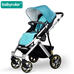 Babyruler高景觀嬰兒推車輕便折疊平躺雙向嬰兒車四輪手推車童車