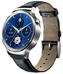 華為HUAWEIWATCH華為手表經(jīng)典系列(星河銀)黑色尖尾真皮表帶