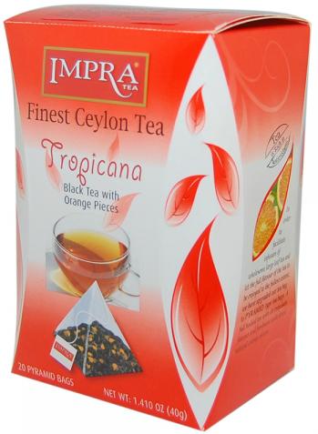 IMPRA英伯伦果缤纷橙子味水果粒茶锡兰正品红碎茶袋泡茶
