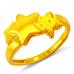 24K純金999足金戒指結婚黃金戒指足金戒指