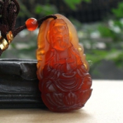 紅玉髓虛空藏菩薩/虛空藏菩薩吊墜/藏菩薩圖片
