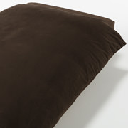 保暖纖維天鵝絨被套/L/棕色200×230cm用