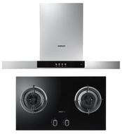 老板歐式套裝8012+9B17經(jīng)典大吸力3D速火鋼化灶