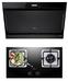 【蒸汽洗】煙灶套裝高端側吸DJ570R+Q360B(天然氣)
