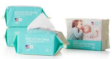 美棉嬰童干濕兩用巾(100片×3包)