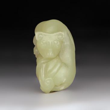 和田黃玉掛件瑞獸