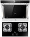【蒸汽洗】煙灶套裝小戶型風量升級款DJ366R+Q360