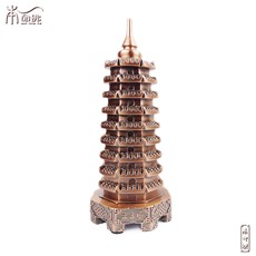 精品仿銅文昌塔擺件★九層文筆塔家居風(fēng)水?dāng)[設(shè)★催文旺貴助學(xué)業(yè)功名
