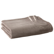 保暖纤维厚毛毯/D/米色180×200cm
