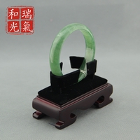 瑞氣和光1168-17冰種緬甸玉石綠手鐲專柜純天然翡翠A貨玉鐲送禮物女手鐲