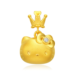 HelloKitty珍藏禮盒套裝皇冠鉆石吊墜