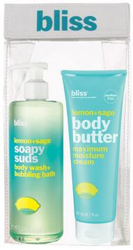 bliss Lemon and Sage Soap Suds and Body Butter Set (Worth £38.50)
