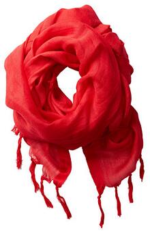 LoveQuotesLinenTasselScarf