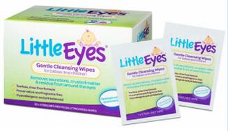 LittleEyes专业婴儿擦眼口清洁湿巾30片装(无刺激)