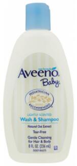 AVEENO艾维诺纯天然燕麦婴儿专用身体洗发水两用236ML