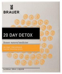 Brauer纯天然草本排毒瘦身口服液2*200ml/瓶(20天疗程)