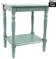 DecorTherapySimplifyCarvedLegEndTable