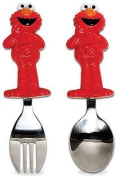 SesameStreetElmoToddlerFork&SpoonSet