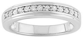 1/4CaratT.W.DiamondSterlingSilverRing