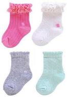 Baby/ToddlerGirlJumpingBeans?4-pk.TexturedSocks
