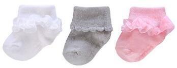 BabyCarter's3-pk.FancyLaceRuffleSocks