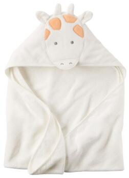 GiraffeHoodedTowel