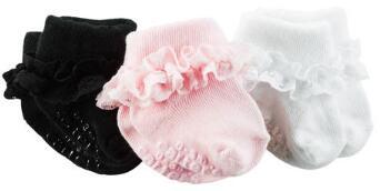 3-PackRuffleCuffSocks