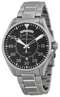 PilotDayDateAutomaticBlackDialStainlessSteelMen'sWatch