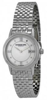 Tradition Mother of Pearl Dial Stainless Steel Diamond Ladies Watch