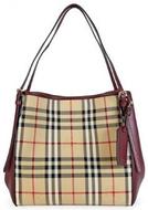 SmallCanterTote-Honey/Claret