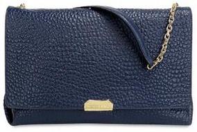LargeGrainLeatherShoulderBag-BlueCarbon