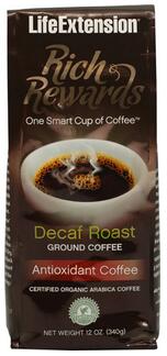 Life Extension Rich Rewards Ground Coffee Decaf Roast -- 12 oz