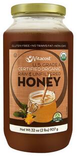 VitacostCertifiedOrganicRaw&UnfilteredHoneyU.S.GradeA-NonGMO--32Oz2Lbs907G