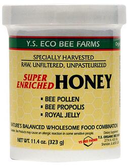 YSEcoBeeFarmsSuperEnrichedHoney--11.4Oz