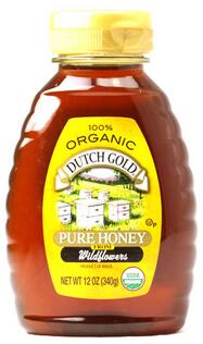 DutchGold100%OrganicPureHoneyFromWildflowers--12FlOz