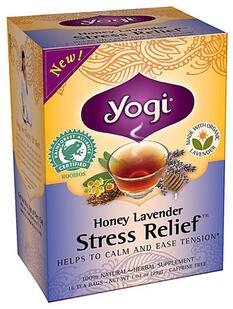 YogiHerbalTeaStressRelief?CaffeineFreeHoneyLavender--16TeaBags