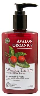 Avalon Organics Wrinkle Therapy Cleansing Milk -- 8.5 fl oz