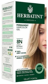 HerbatintPermanentHerbalHaircolourGel8NLightBlonde--135ML