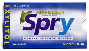Xlear Spry® Dental Defense System Gum Peppermint -- 10 Pieces