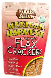 FoodsAliveOrganicFlaxCrackersMexicanHarvest--4Oz