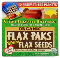 CarringtonFarmsFlaxPaksOrganicMilledFlaxSeeds--12Packets