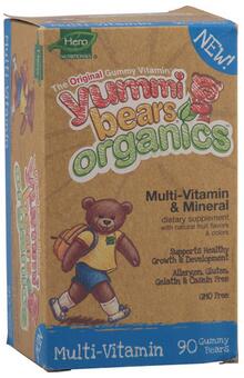 HeroNutritionalsYummiBears®Organics™Multi-VitaminAndMineral--90GummyBears